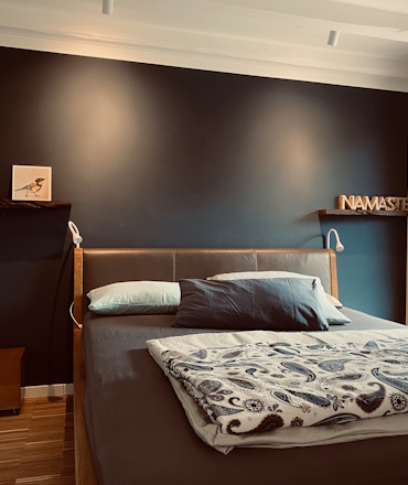 FeWo Schlafzimmer der Ferienwohnung