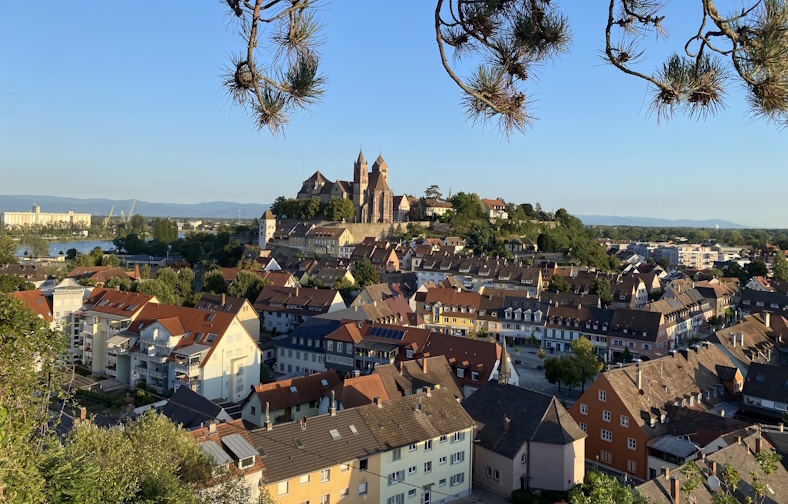 Home Bild mit Blick auf Breisach